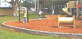 natural playgrounds area borders
