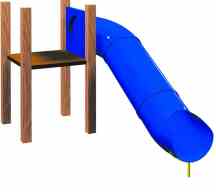 tube slides for natural playgrounds